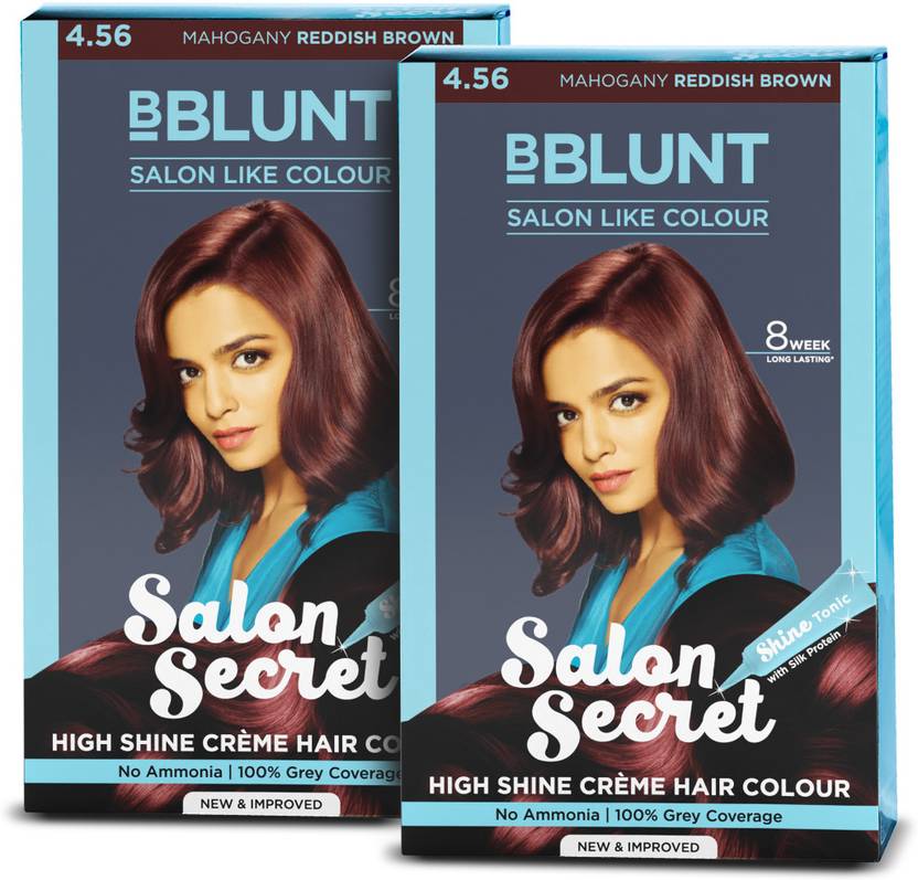 BBlunt Salon Secret High Shine Crème Hair Colour Mahogany , Mahogany