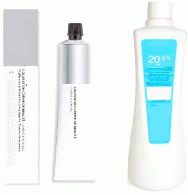 360feel Majirel Hair Color No.4 medium brown + 495ml 20 vol developer oxydant combo , Medium brown
