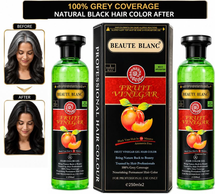 BEAUTÉ BLANC Fruit Vinegar Hair Gel Color (250ml*2) - Image 4
