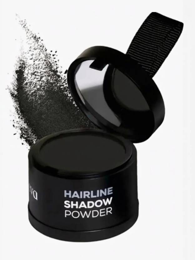 ANAYSHA IMPEX Hair Line Powder for Hair & Beard Root Concealer & Black Hair Coverage for Men, , black