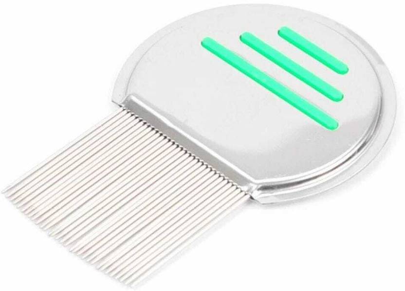 MakeuPia Stainless steel Lice Comb ,Very effective for Head Lice comb (Random color)