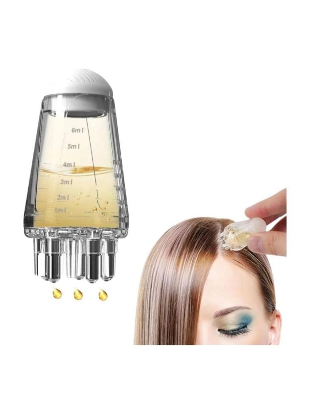 RUTPI Transparent Square Hair Oil Applicator - Image 9