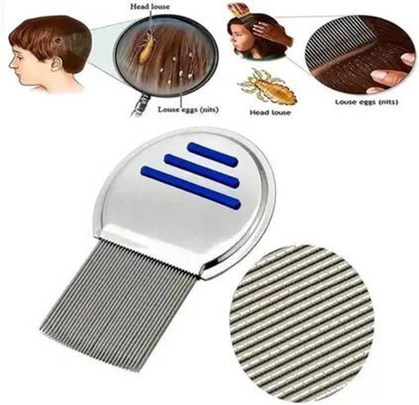 Adore Beauty Lice Comb For Women And Kids Stainless Steel Lice Terminator Fine Egg //./