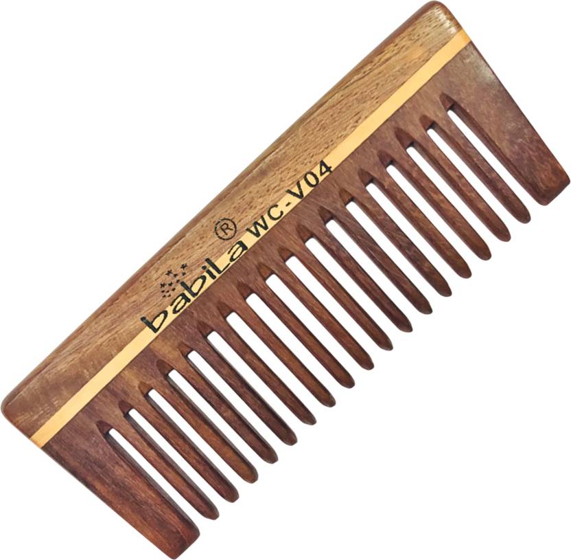 BABILA Wooden Stylish Shampoo Comb-WC-V04