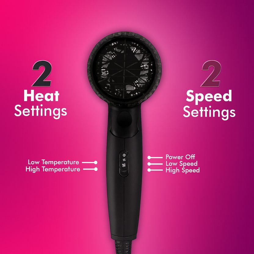 NOVA NHP 8208 Hair Dryer 1200W Black - Image 4
