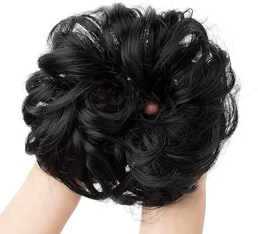 Blushia 1 PCS  Bun pieces of Synthetic Black  Bun Artificial Juda for Women Hair Extension