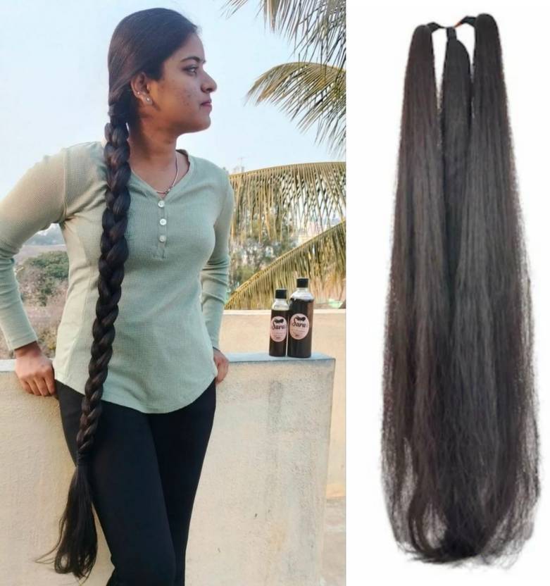 AASHTIK MART long Synthetic Women Choti Extensions 3 layer Choti Parandi (Code-172) Hair Extension