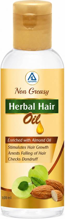 Aplomb Almond Hair Oil With Amla Reduce Dandruff Thinnig & Prevents hair Fall Hair Oil