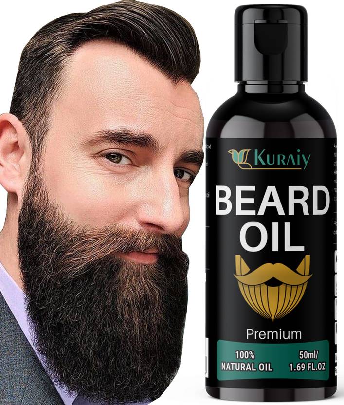 kuraiy Beard Growth Essential Oil Natural Beard Growth Oil Hair Oil
