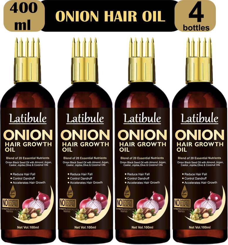 Latibule Black Seed Onion Hair Oil WITH COMB APPLICATOR Regrowth