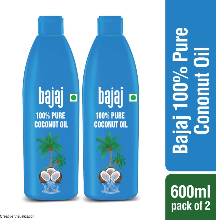 BAJAJ Coconut Oil 600ml Pack of 2 Hair Oil Price in India, Buy BAJAJ