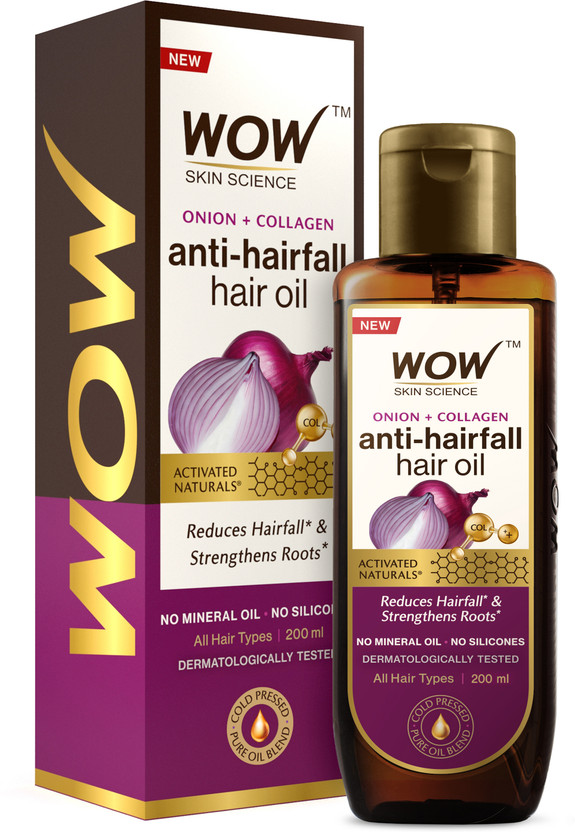 WOW SKIN SCIENCE Onion & Collagen Anti-Hairfall Hair Oil