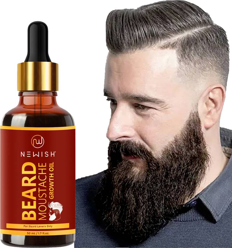 NEWISH Beard and Moustache Growth Oil For Men 50 ml Hair Oil