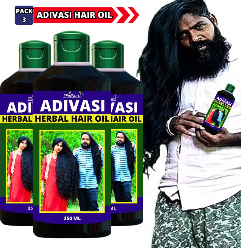 Phillauri Original Adivasi Nilgiri Herbal Pure Adivasi Hair Growth Oil
