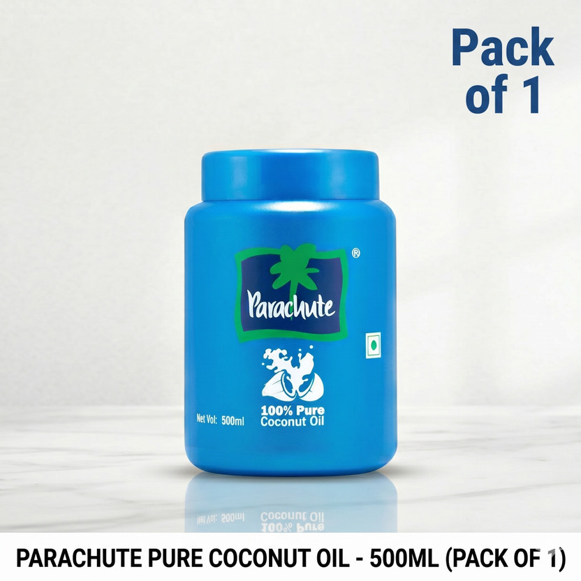 Parachute Advansed Pure Coconut Oil Jar Pack 500ml pack of 1