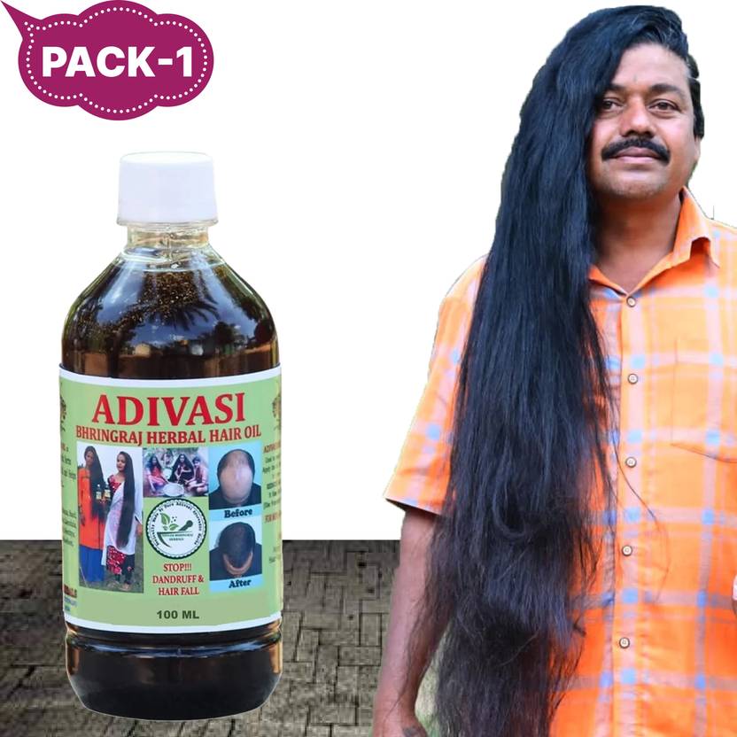 Adivasi Herbal hair oil for hair growth Pure Ayurvedic Hair Fall Control Oil.j1 Hair Oil