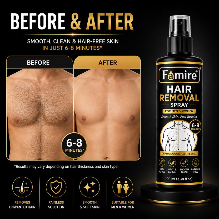 Famire Hair Removal Spray for Body - Image 4