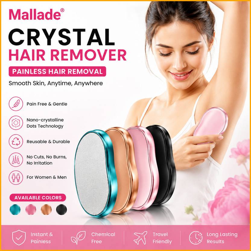 Mallade Hair Removal Crystal Polish Strips