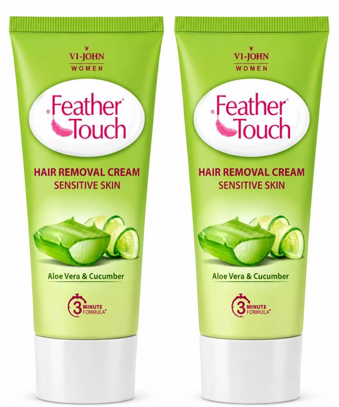 VI-JOHN FEATHER TOUCH Aloevera Cucumber Hair Removal Salon-like Finish No Ammonia Smell Cream