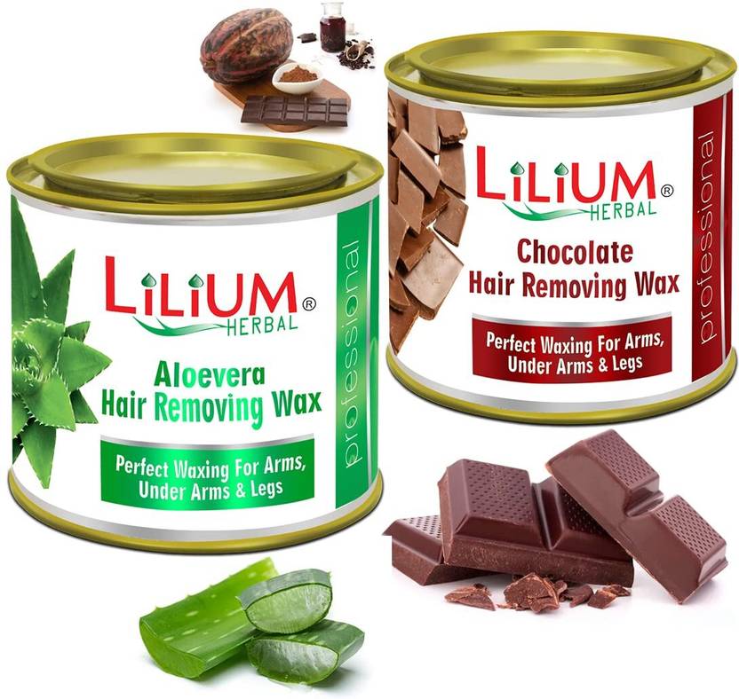 LILIUM Aloevera & Chocolate Hair Removing Wax Perfect Waxing for Arms & Legs Wax Price in