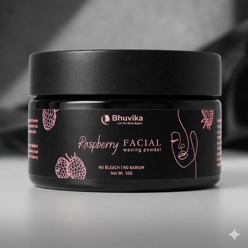 bhuvika Raspberry Facial Waxing Powder Powder
