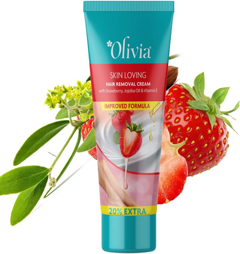 Olivia Strawberry Hair Remover Cream For Sof Touch Feel Cream