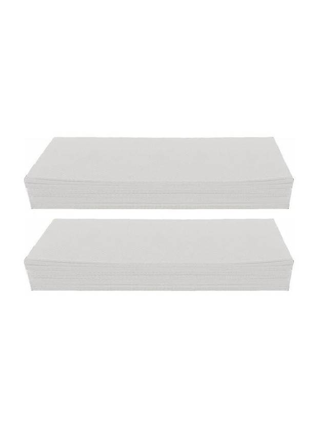 JACKENS Waxing Strips Plain Disposable White Color Wax Strips Easy & Safe Strips Strips