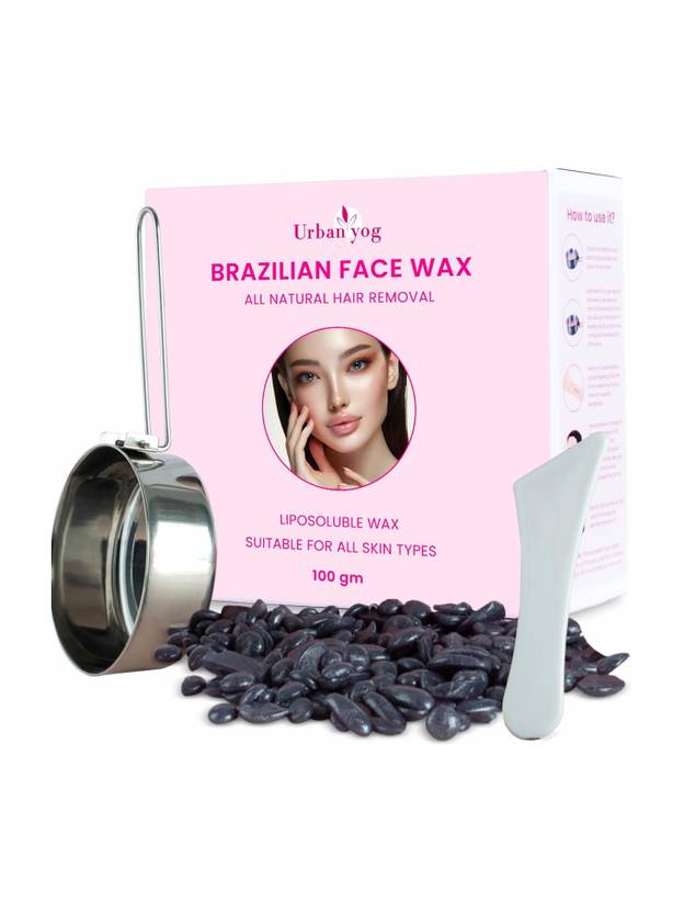 URBANYOG Hair Removal Wax | Brazilian Wax for Face, Bikini, Arms, Eyebrow, Lips & Back Wax