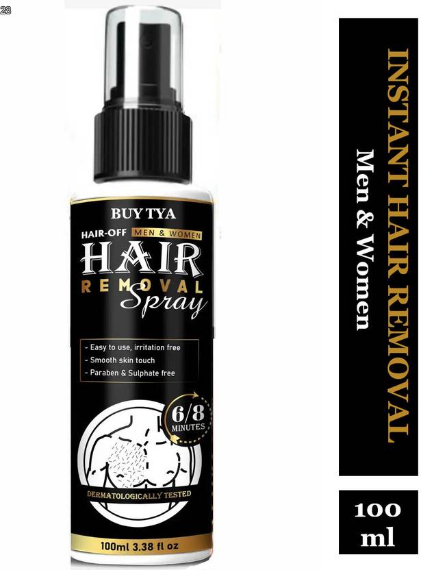 Buy TYA Hair Off Hair Removal Spray 100 ml, Smooth Skin Without Wax Cream