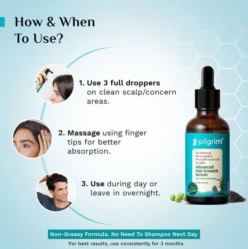 Pilgrim Advance Hair Growth Serum 30ml - Image 5