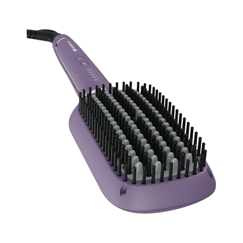 Click to enlarge HAVELLS Keratin Infused Brush with Temperature Control for All Hair Types HS4201 Hair Straightener Brush - HAVELLS : Flipkart.com