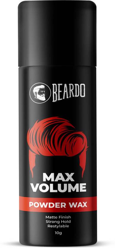 BEARDO Max Volume Powder Wax 10 gm | Strong Hold | Hair Styling Wax ...