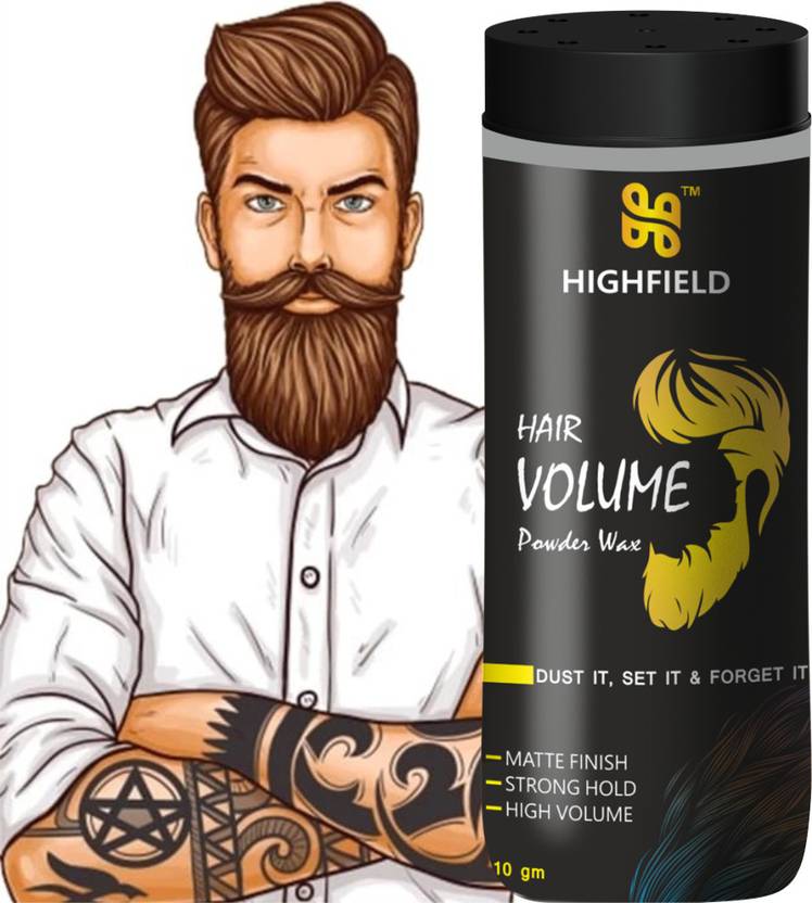  HIGHFIELD Hair Volumizing Powder Wax with Strong Hold | Matte Finish ...
