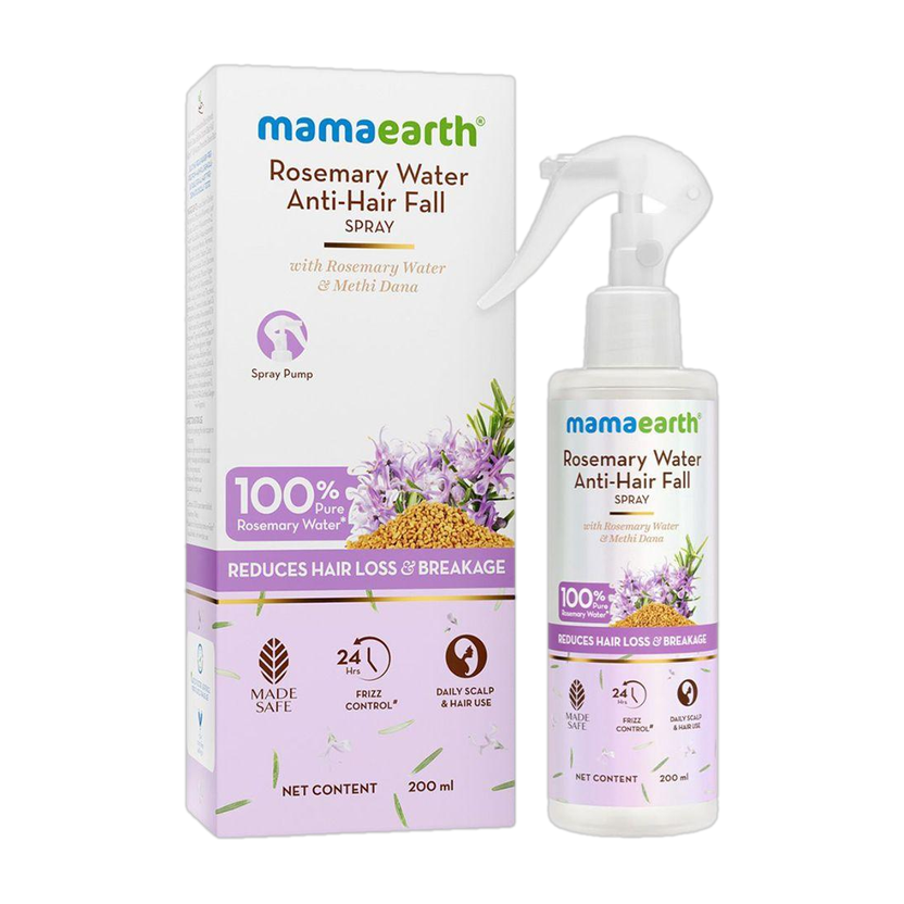 Mamaearth Rosemary Water Anti-Hair Fall Spray with 100% Pure