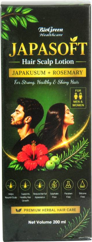 Biogreen Healthcare Japasoft Hair Scalp Lotion Japakusum Rosemary 200ml