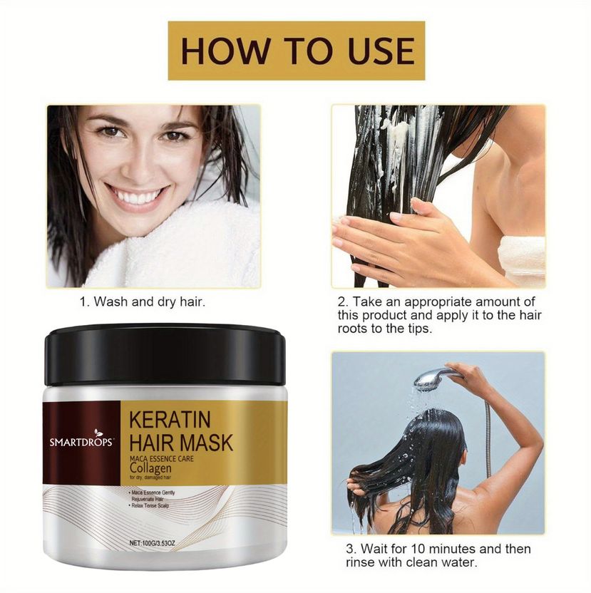 smartdrops Keratin Hair Treatment Mask - Image 5