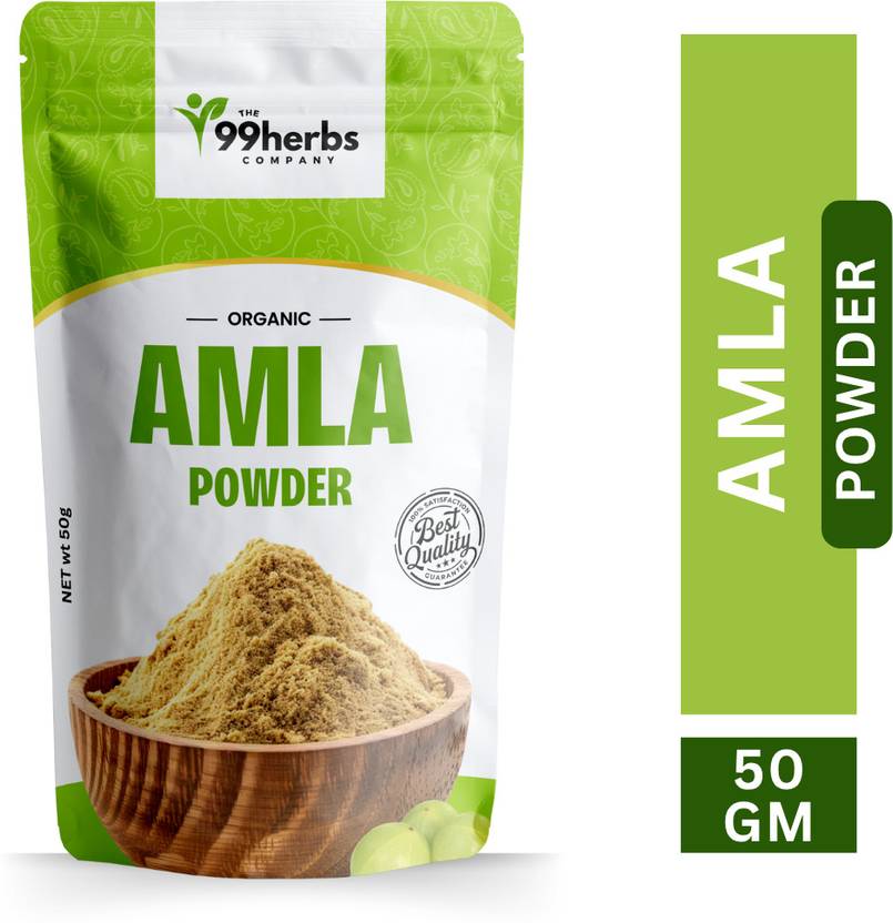 The 99 Herbs Company The 99Herbs Amla Powder 50g – Natural Ayurvedic Hair & Skin Care