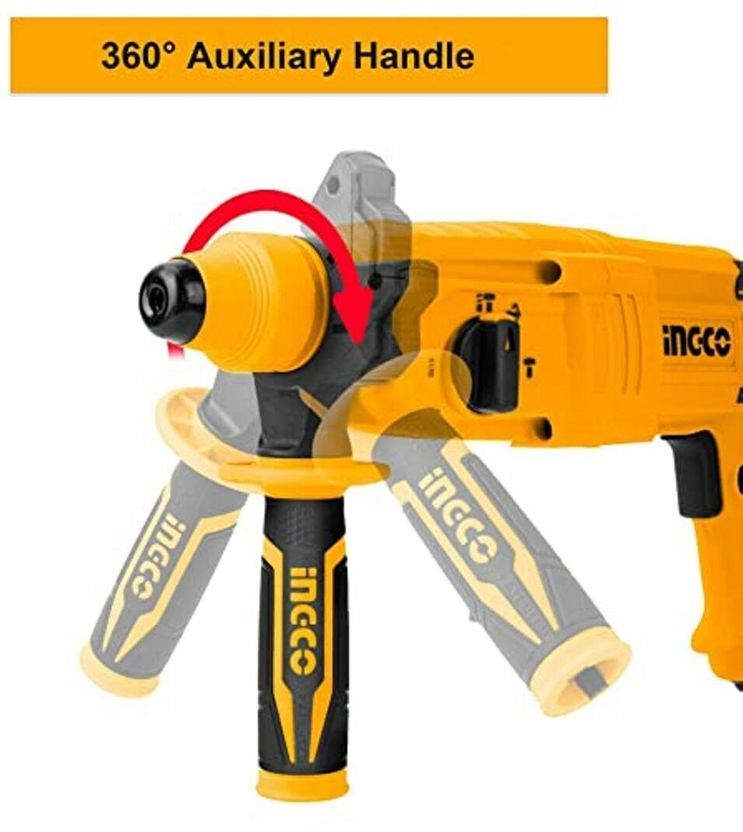 INGCO 1100rpm SDS Plus Rotary Hammer RGH90 - Image 3