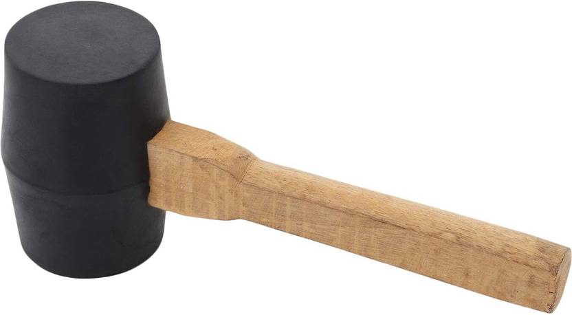 Tunir Rubber Hammer with wooden handle size 3 inch mallet Mallet