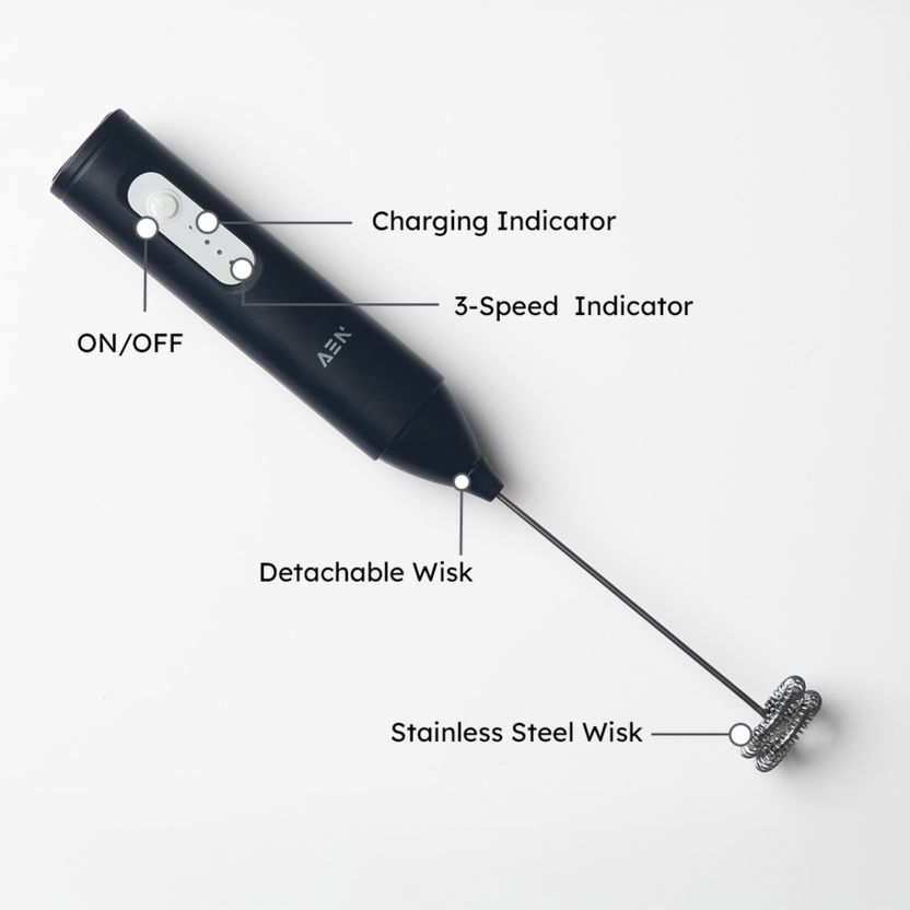 Nev 50W Black Electric Whisk PMF-01 - Image 3