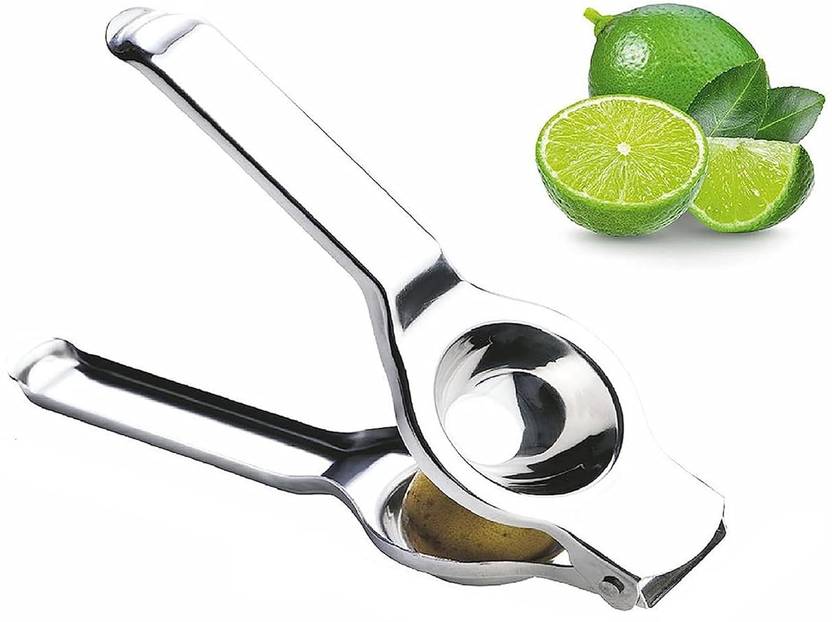 BLLUEX Steel Lemon Squeezer, Manual Lemon Juice Extractor, Nimbu Presser with Bottle Opener Hand Juicer