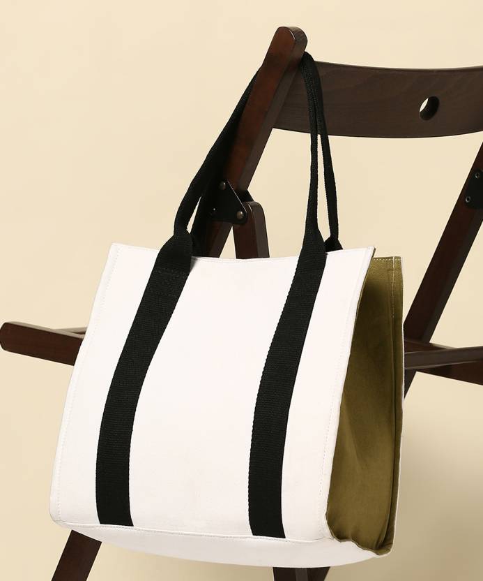 Buy Mast & Harbour Women White Tote White Online @ Best Price in India ...