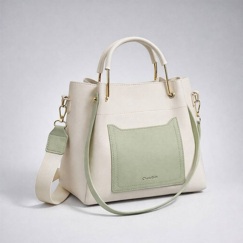HeavensHike Women Black, Green Messenger Bag