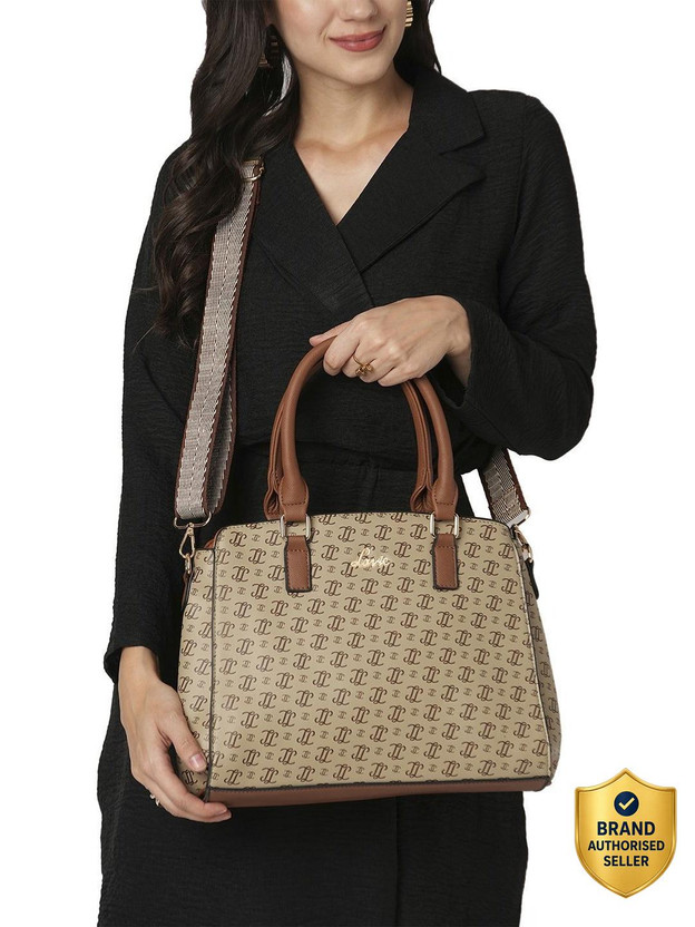 Lavie Women Beige Satchel 729