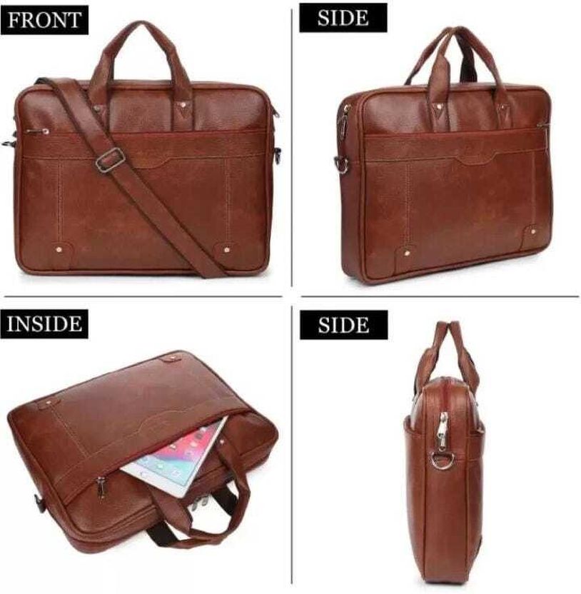 TUFH Brown Messenger Bag - Image 3