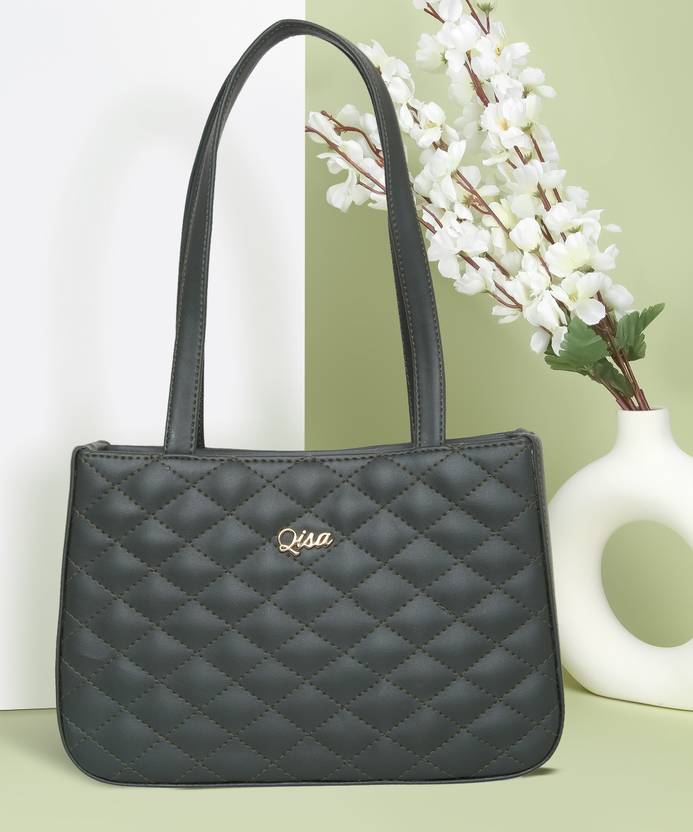 Qisa By Lavie Women Green Satchel