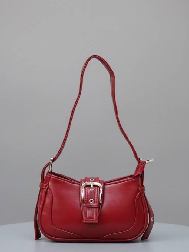 DONICY Women Red Shoulder Bag
