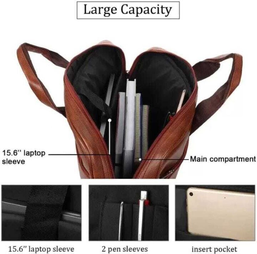 TUFH Brown Messenger Bag - Image 4