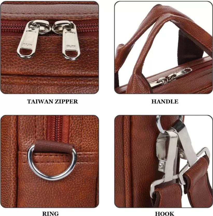 TUFH Brown Messenger Bag - Image 5