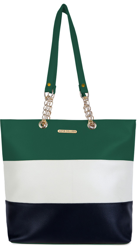 Tri Color - Green & White & Black